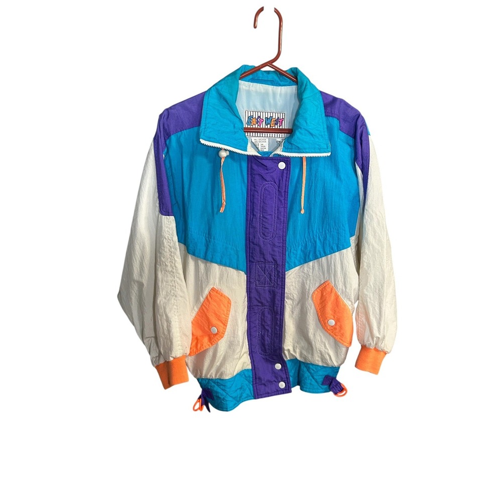 Vintage East West Women's 80's 90's Windbreaker Jacket Size S